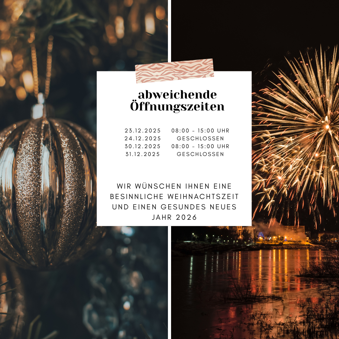 Abweichende Öffnungszeiten